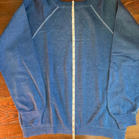 Vintage faded raglan sweatshirt 1960s 1970s - Picture 4 of 7